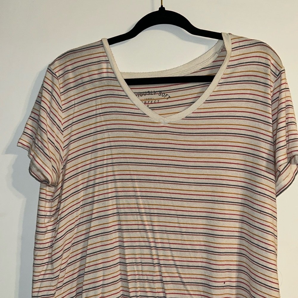 Rainbow Stripped T- Shirt